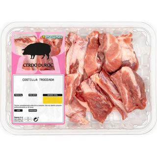 Costillas Cerdo 50% Duroc (500 G Por Bandeja Aprox.)