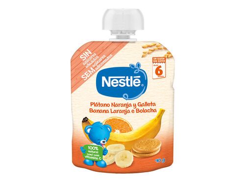SOBREMESA NESTLÉ BANANA,LARANJA E BOLACHA 90G