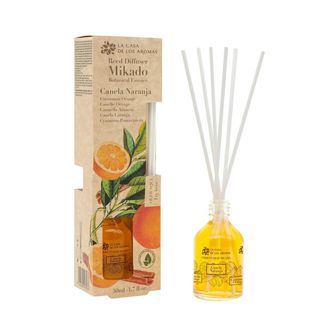 FLOR DE MAYO Ambientador Mikado Canela Naranja 50 Ml (271198)