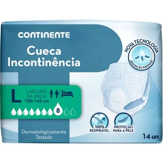 Cuecas Incontinência L Continente (emb. 14 un)