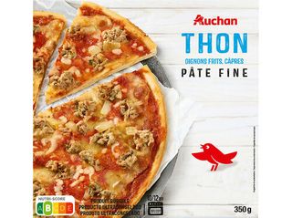 PIZZA AUCHAN EXTRA FINA DIVINA TONNO 350G