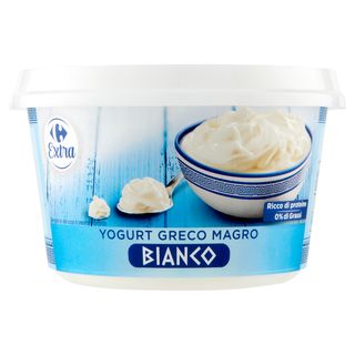 Carrefour Extra Yogurt Greco Magro Bianco 500 g
