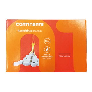Acendalhas Brancas Continente (emb. 32 un)
