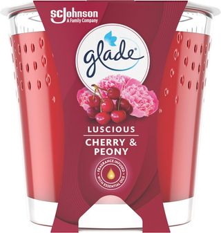 Glade Candela Profumata, Fragranza Ciliegia E Peonia, 129g - 000291220