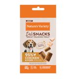 50 g Nature's Variety Bocaditos Deli Snacks Adult Pollo y Cerdo para perros