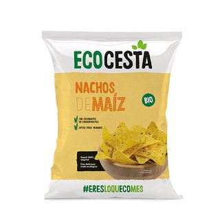 Ecocesta nachos de maíz naturales 125 g