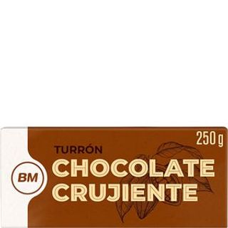 BM Turrón Chocolate Crujiente 250G