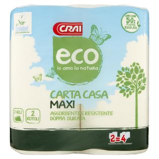 Crai Eco Carta Casa Maxi 2 Veli 2 Pz