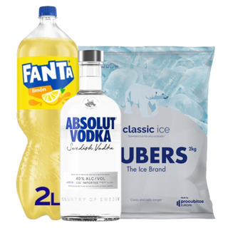 Pack Absolut Limón + Hielo