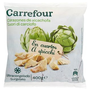 Carrefour Cuori Di Carciofo A Spicchi Surgelato 400 G