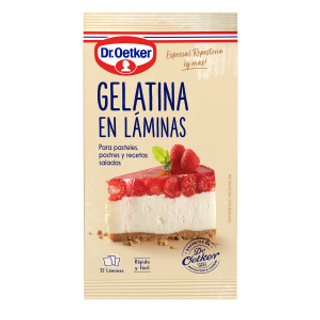 Gelatina En Láminas Dr.Oetker