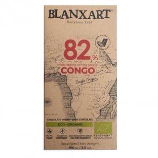 Chocolate Negro Del Congo 85% Cacao Ecológico Blanxart Sin Gluten 100 G.