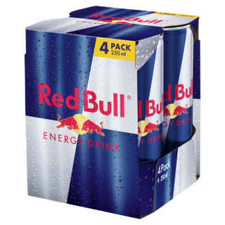 Red Bull Energy Drink, 4x 250 ml
