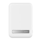 Powerbank Inalámbrica Belkin Boostcharge Pro 8000Mah Qi2 Con Soporte Blanco (0745883872107)
