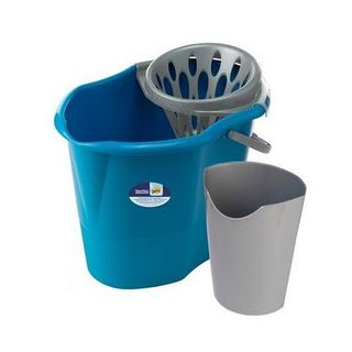 Deco'Secchio 15Lt Blu+Strizzat - 125158