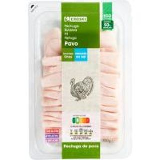Pechuga De Pavo Reducida En Sal Eroski, Bandeja 150 G (17301508)
