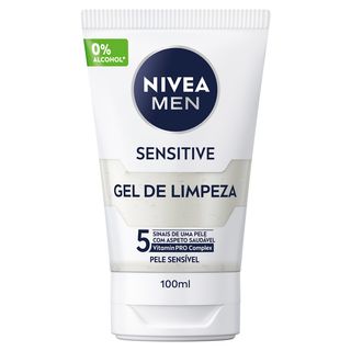 Gel de Limpeza Rosto Men Sensitive Nivea 100ML