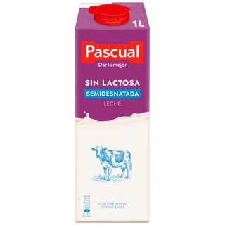 Leche Semi Sin Lactosa Pascual 1 L