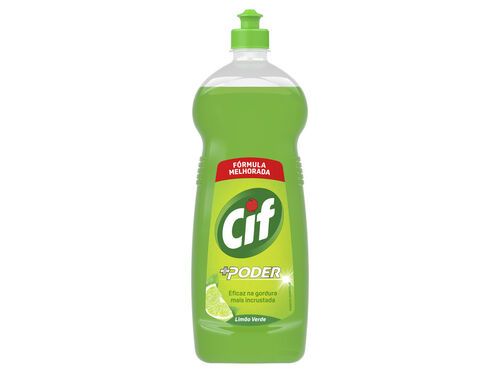 DETERGENTE CIF LOIÇA MANUAL CONCENTRADO LIMÃO VERDE 1L