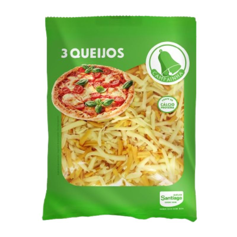Campainha 3 Queijos Ralado 150g