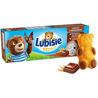 Lubisie Ciastka z nadzieniem czekoladowym, 150 g