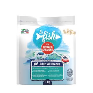 Hi fish dog ricetta classica adult all breeds tonno salmone 1kg