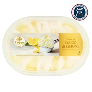 Carrefour Extra Gelato Al Succo Di Limone Di Sicilia, Variegato 200 G -1307