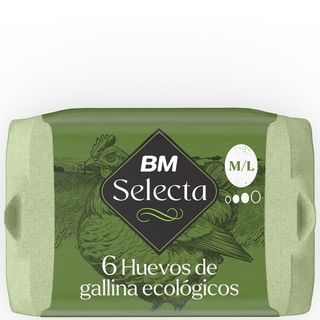 BM SELECTA Huevos Ecológicos M/L 1/2 Docena