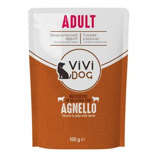Vividog busta gr.100 gelatina agnello