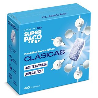 Lavavajillas Máquina Classic Dia Super Paco 45 Pastillas.