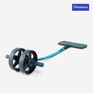 Rueda Abdominal Con Banda Elastica Y Esterilla Cross Training Corength Talla Única Azul