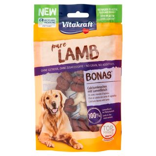 Vitakraft pure Lamb Bonas Ossi al calcio con carne di agnello 80 g