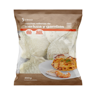 Concha De Merluza Y Gambas Multipack 5Ud
