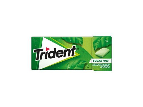 PASTILHAS TRIDENT ELÁSTICAS FRESH SPEARMINT 14.5G