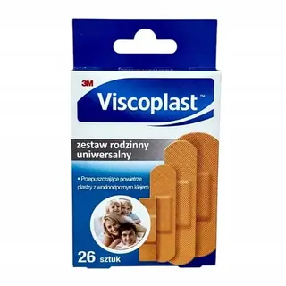 Viscoplast Zestaw Rodzinny Uniwersalny plastry 26 szt.