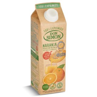 Zumo De Naranja Exprimida Sin Pulpa Don Simón Brik 1 L
