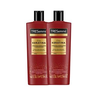 Champu Liso Keratina Duplo De 400 Ml Tresemme 122944 (8720182885746)