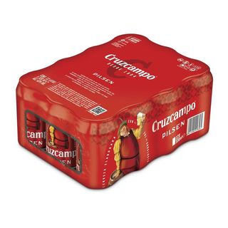 Cerveza Cruzcampo Pilsen Pack De 12 Latas De 33 Cl.