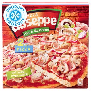 Guseppe Pizza z szynką i pieczarkami, 2x425 g