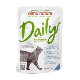 Almo daily cat busta gr.70 merluzzo gamberetti
