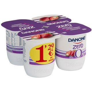 Yogur Sabor Fresa Danone Zero, Pack 4X120 G (26233056)