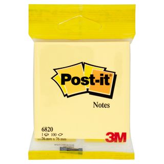 Post-it Notes Giallo 76 mm x 76 mm 100 foglietti 1 pz