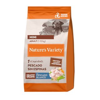 Nature's Variety Pienso Mini Adult Healthy Grain Pescado para Perros (3 Kg) 8410650595979