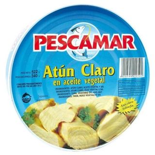 Atún Claro Pescamar Aceite Vegetal 340 G