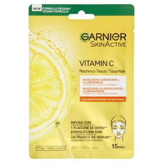 Garnier Maschera In Tessuto Hydra Bomb,Idratante E Illuminante,Con Vitamina C,Pelli Non Uniformi 28G - 157132