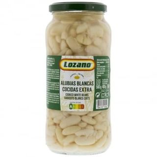 Alubias Blancas Cocidas Lozano 400 G.