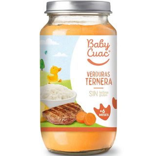 BABY CUAC Tarrito De Verduras Y Ternera 250 G