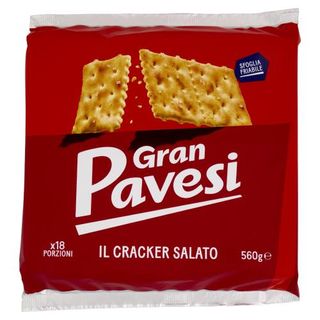 Gran Pavesi il Cracker Salato con Grano 100% italiano 560g