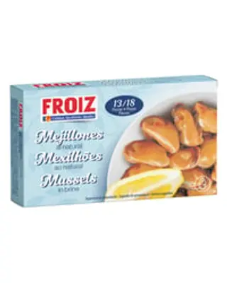 Mexilhões Froiz ao natural 13/18 69 g