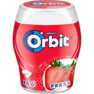 Chicle De Fresa En Gragea Orbit, Bote 64 G (26221796)